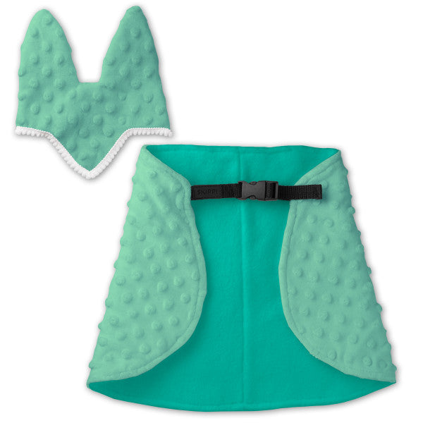 Derka i nauszniki miętowa