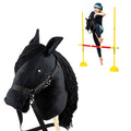 Zestaw Hobby-Horse czarny + przeszkoda 135cm